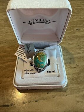 Le Vieux Turquoise Ring- Size 7